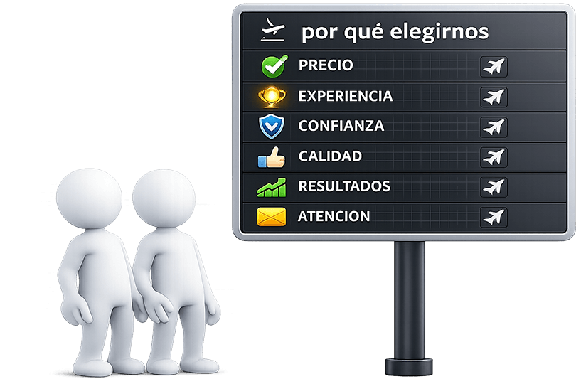 Razones para elegir 9Technology Solutions: precio, experiencia, confianza, calidad, resultados y atención
