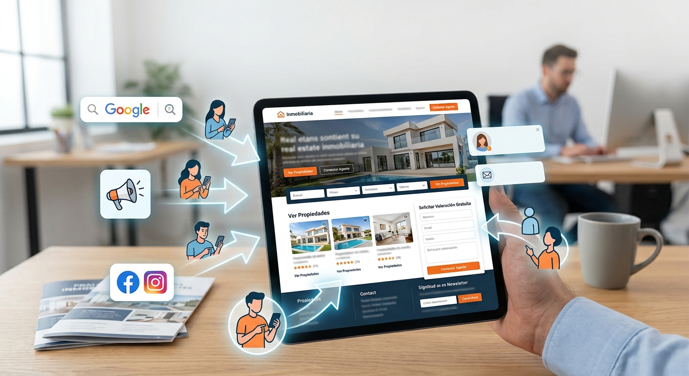 Web para inmobiliarias: cómo captar clientes